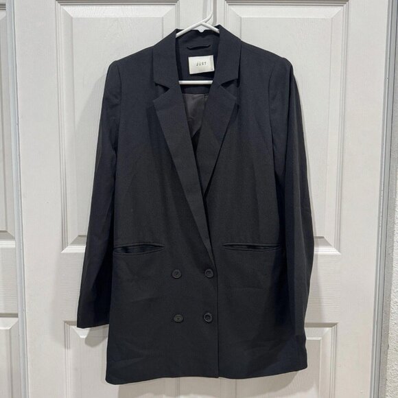 Women’s JUST FEMALE Benita‎ Blazer Black Size Small S Style 12030 - Picture 4 of 10